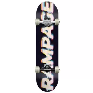 image of Rampage Complete Skateboard, Glitch Logo