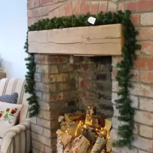 Image of 2.7m (9ft) x 20cm Samuel Alexander Pine Christmas Garland Plain Green