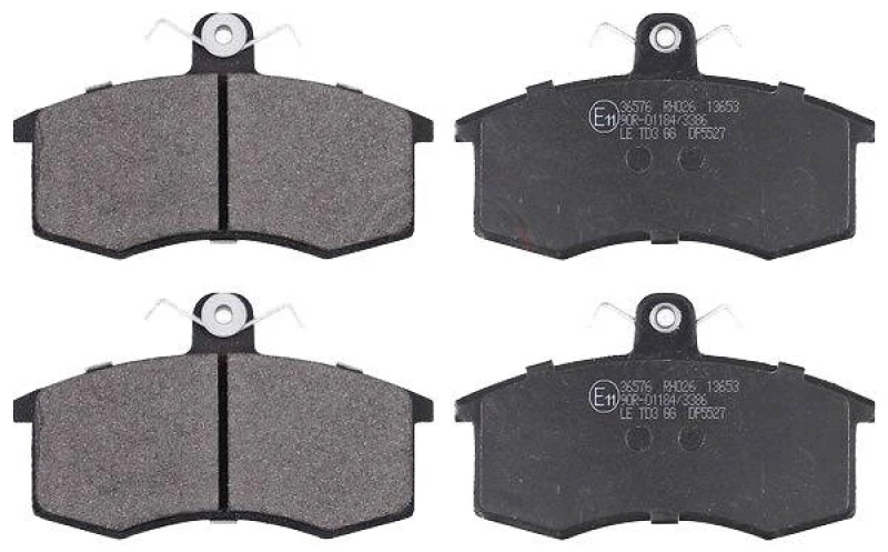 Image of A.B.S. 36576 Brake pad set without integrated wear sensor Brake Pad Set,disc brake (402)