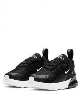 image of Nike Air Max 270 (td), Black/Grey, Size 5