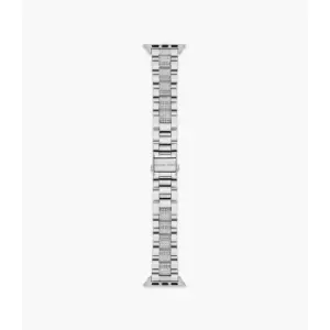Image of Michael Kors Womens Stainless Steel Band For Apple Watch, 38/40/41Mm - Silver