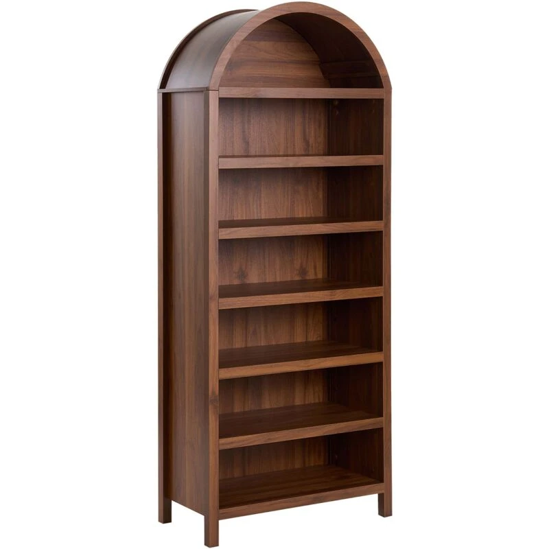Image of Beliani Shoe Storage Cabinet Lambina Dark Brown