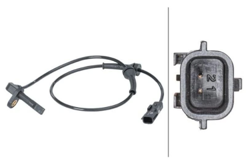 Image of HELLA ABS sensor HELLA 6PU 012 679-911