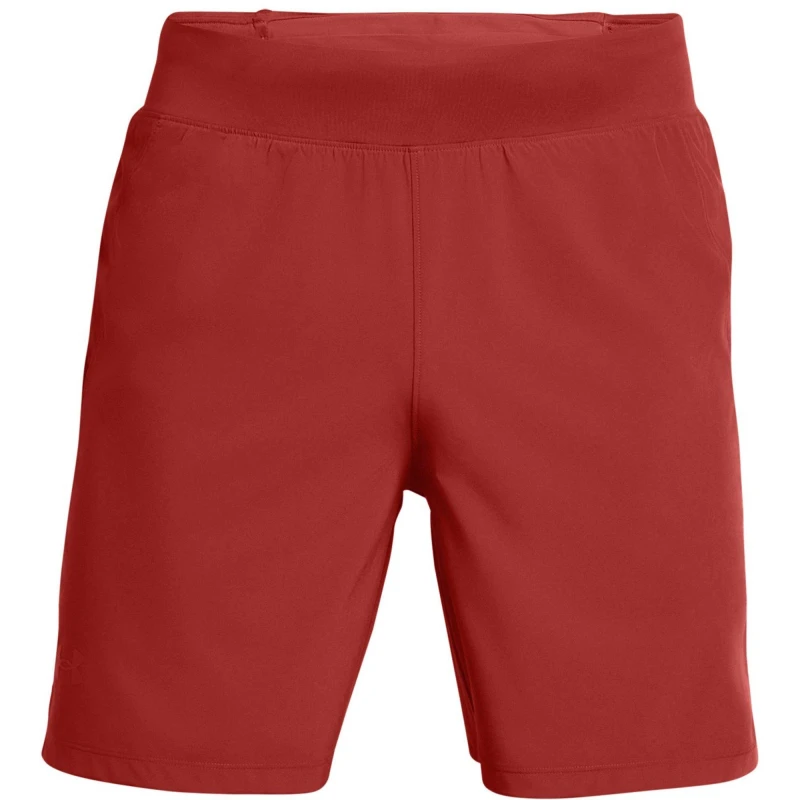 Image of Under Armour Mens Launch Elite Performance Running Shorts Orange male 2XL