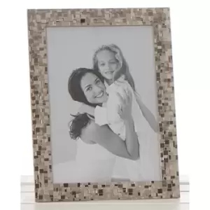 Image of Silver Mosaic Photo Frame (5x7)