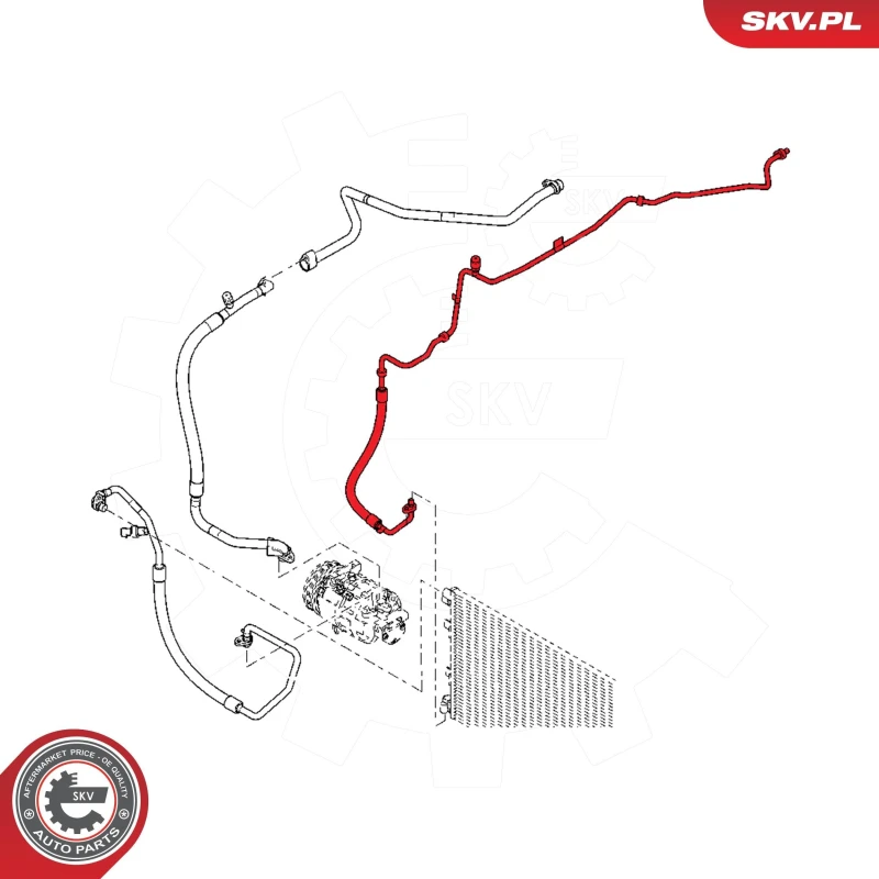 Image of ESEN SKV High- / Low Pressure Line, air conditioning ESEN SKV 54SKV693