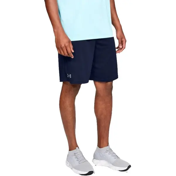 Image of Under Armour Mens Tech Mesh Quick Drying Athletic Shorts M- Waist 30-32' Academy-Steel 1328705-408-M