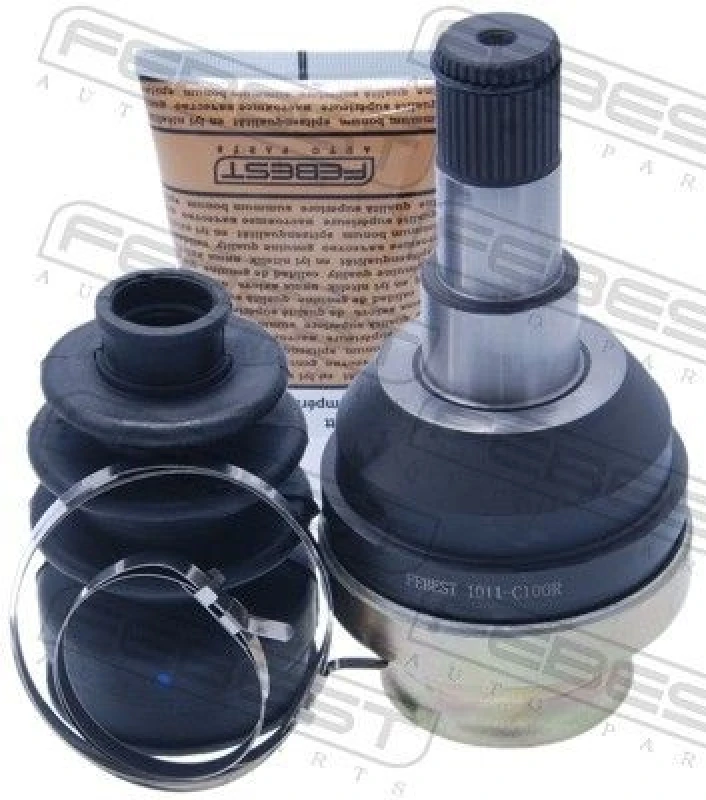 Image of FEBEST 1011-C100R CV Joint transmission sided Joint Kit,drive shaft (5)