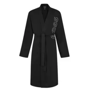 Image of Boss Boss Bodywear Identity Kimono Dressing Gown Mens - Black