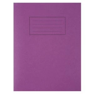Image of Silvine Exercise Book Ruled and Margin (80 Pages) Purple (Pack of 10)
