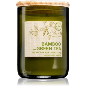 Image of Paddywax Eco Green Bamboo & Green Tea Scented Candle 226g