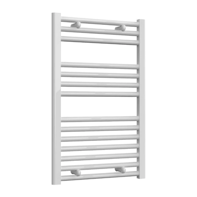 Image of Bathroom Kingdom Diva White Straight Heated Towel Rail 800x500 White Unisex