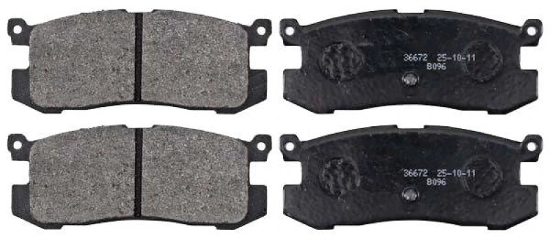 Image of A.B.S. 36672 Brake pad set without integrated wear sensor Brake Pad Set,disc brake (402)