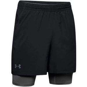 image of Urban Armor Gear Qualifier 2 in 1 Shorts Mens - Black