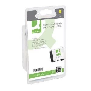 Image of Q-Connect Epson 18XL Remanufactured Yellow Inkjet Cartridge High Yield