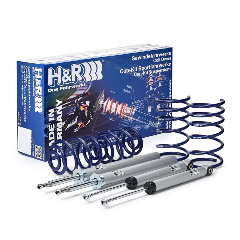 Image of Suspension kit, coil springs / shock absorbers H&R 40664-1