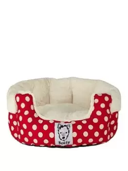 Image of Bunty Deep Dream Pet Bed Red Small - Medium