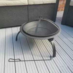Image of Samuel Alexander Garden Fire Pit Bowl With Guard