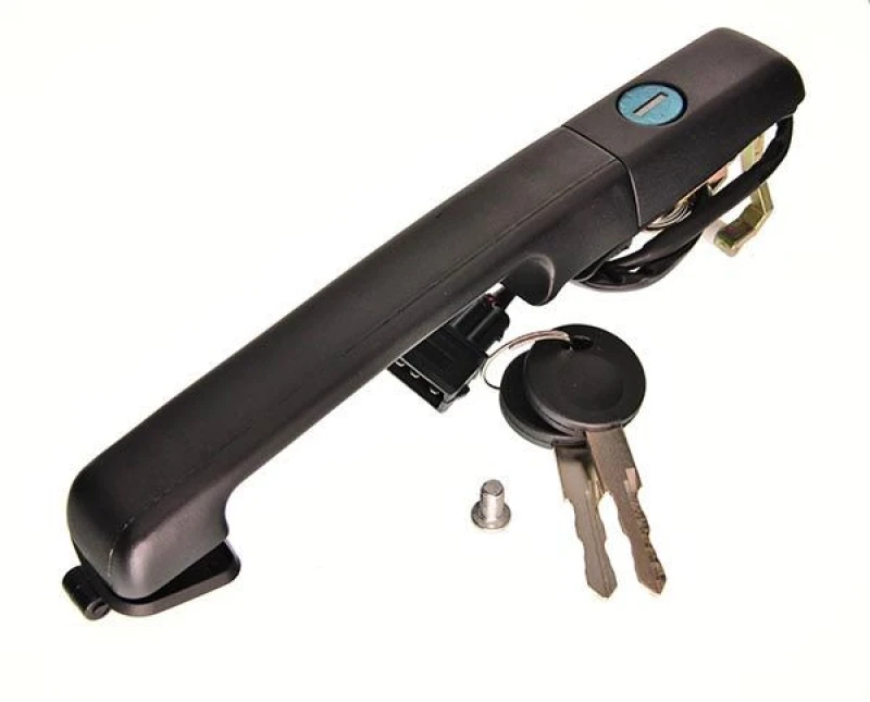 Image of MAXGEAR 28-0066 Door Handle Right Front, black, with lock barrel Door Handle (1373)