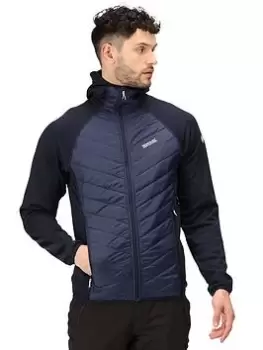 image of Regatta Andreson Vi Hybrid Padded Jacket, Navy, Size L, Men