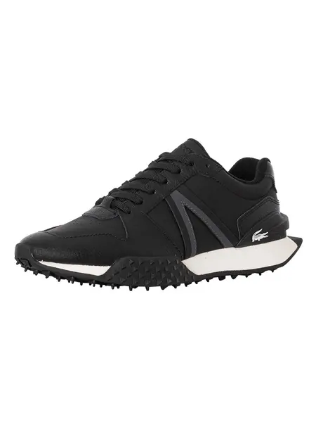 Image of Lacoste L-Spin Deluxe 124 1SMA Trainers Black/White 10 UK