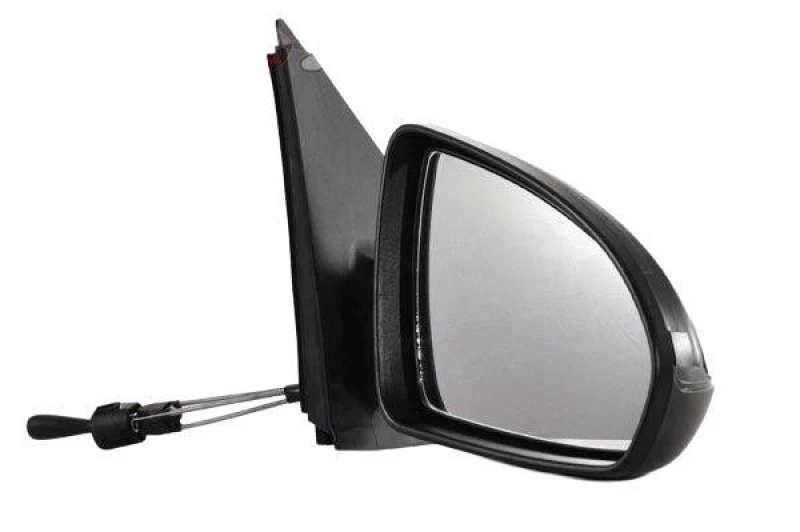 Image of JOHNS 48 03 38-1 Wing mirror Right, black, Convex Outside Mirror (50)
