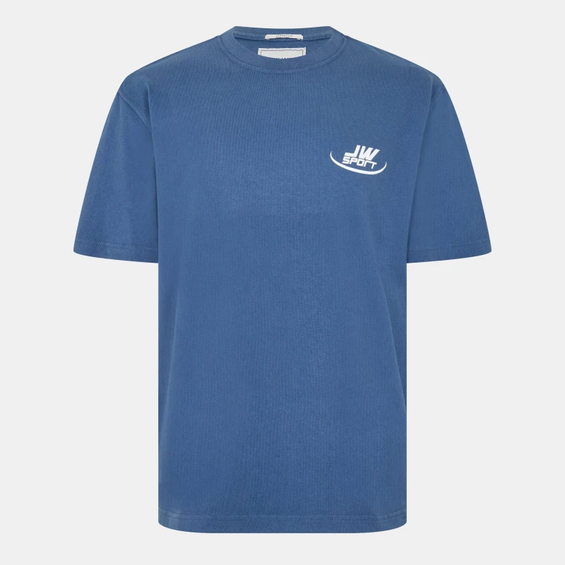 Image of Jack Wills Sport Graphic Tee - Blue Blue S