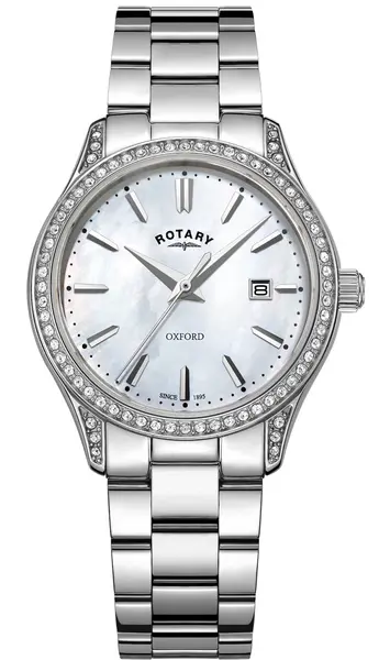 image of Rotary Watch Oxford Ladies D - Silver RTY-827