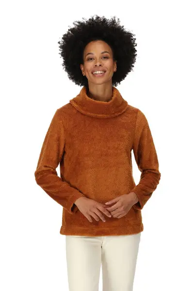 Image of Regatta 'Hedda' Cowl Neck Fleece Copper