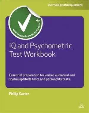 Image of IQ and psychometric test workbook by Philip J Carter