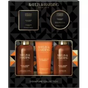 image of Baylis & Harding Black Pepper & Ginseng gift set (for the bath) for men