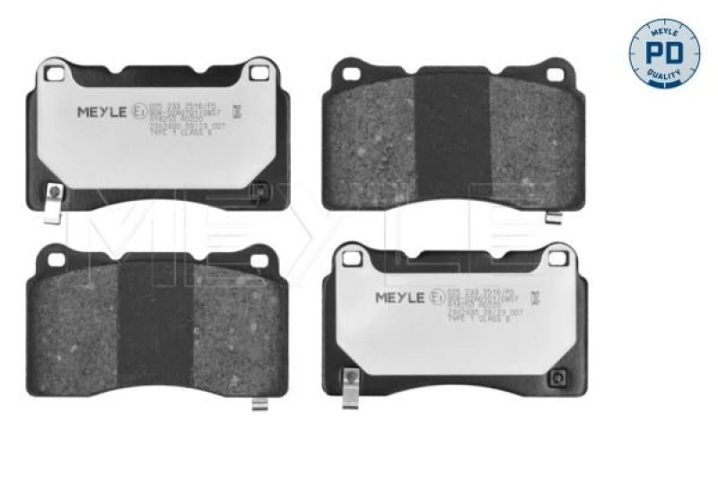 Image of Brake pad set MEYLE 025 233 2516/PD