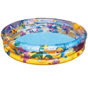 Ocean Life Paddling Pool 4ft Multi-Coloured