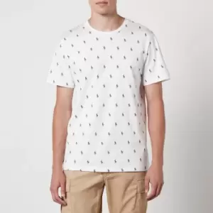 Image of Polo Ralph Lauren Logo-Print Cotton T-Shirt - L