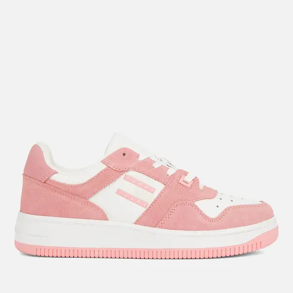 Image of Tommy Jeans Womens Basket Trainers - Tickled Pink - UK 4 Pink Trainers female EN0EN02486 4