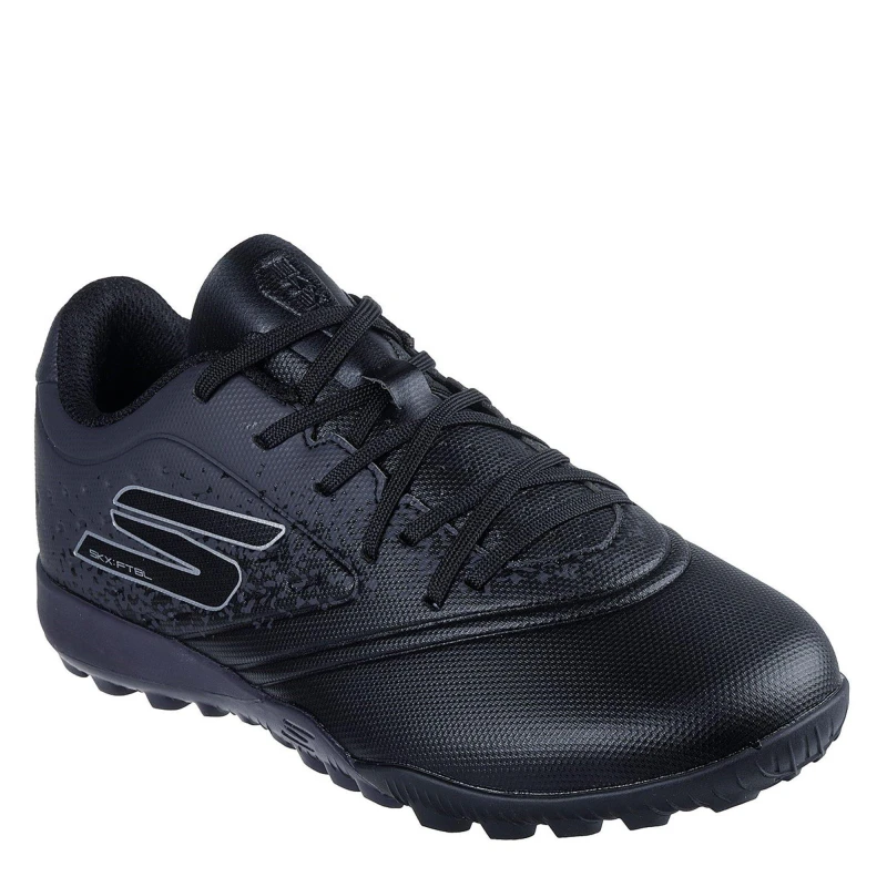 Image of Skechers Razor Junior Astro Turf Football Boots - Black 4