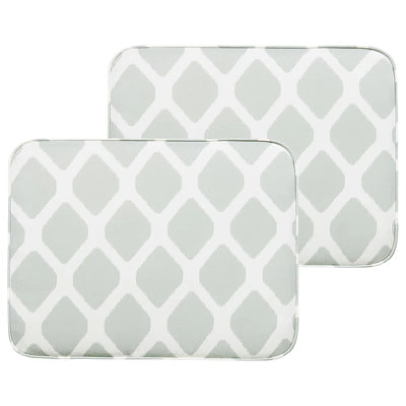 Image of Beliani Set Of 2 Garden Chair Cushions Fiji 29 X 38cm Mint Green