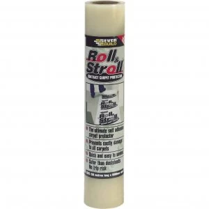 image of Everbuild Roll and Stroll Carpet Protector 600mm 50m