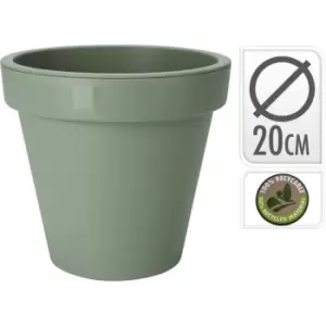 Image of Pro-Gardens Green Rnd Flower Pot33 - Green