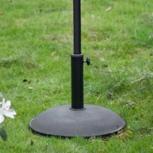 image of Outsunny 20 kg Umbrella Base-Grey/Black