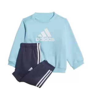 Image of adidas Badge of Sport Jogger Set Kids - Bliss Blue / White