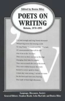 Image of Poets on Writing by Denise Riley Paperback