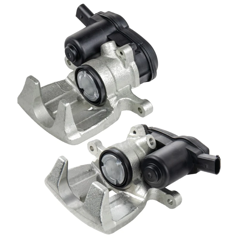 Image of STARK SKBC-0461817 Brake caliper Rear Axle, for vehicles with electric parking brake Cast Iron Brake Caliper (78)