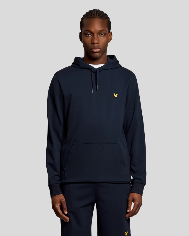 Image of Lyle & Scott Mens Sports Lightweight Hoodie in Navy