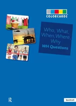 Image of Who What When Where Colorcards -Interrogative PronounsWh Questions
