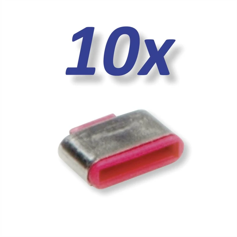 Image of ROLINE 11.02.8334 port blocker Port blocker key USB Type-C Grey 10 pc(
