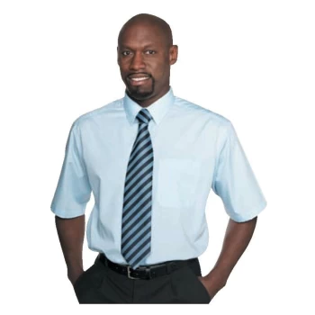 Image of Double Two - Mens 18" Short Sleeve Light Blue Classic Shirt