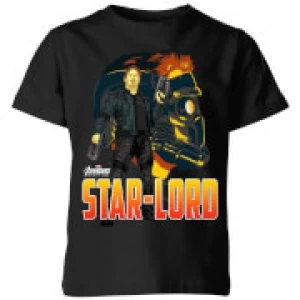 image of Avengers Star-Lord Kids T-Shirt - Black - 11-12 Years