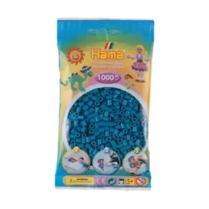 Image of Hama - 1000 Beads in Bag (Petrol Blue)