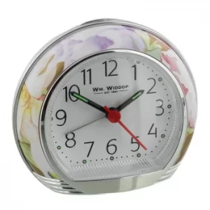 image of WM. Widdop Floral Alarm Clock